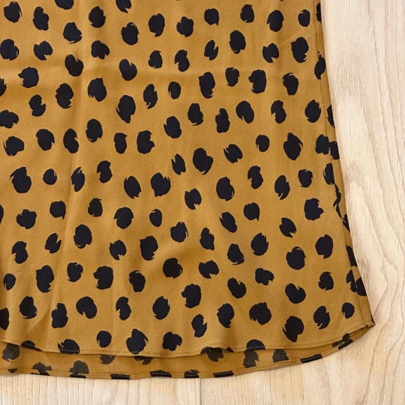 Madewell midi slip skirt in painted spots - 00 - Picture 5 of 6